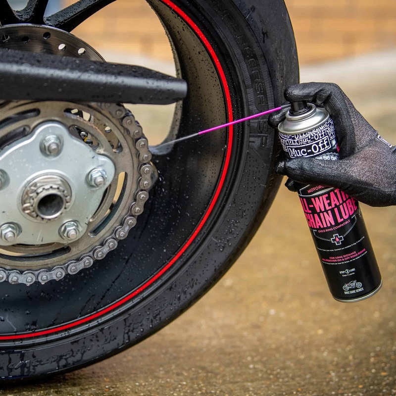 how to lube motorcycle chain