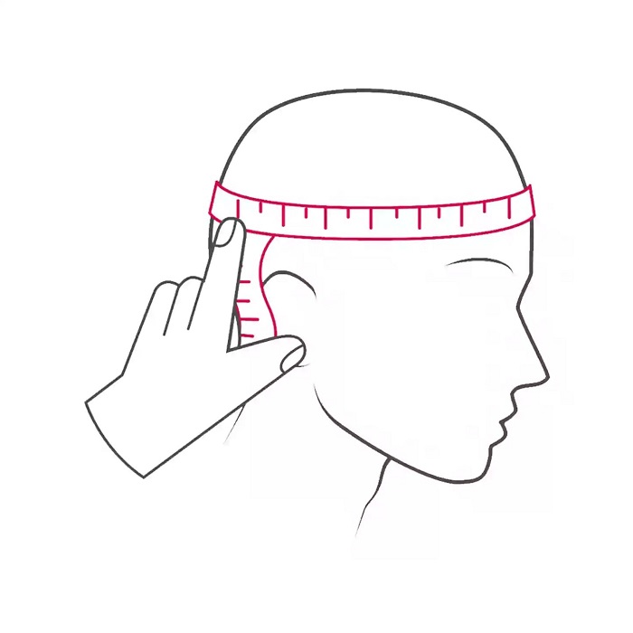 how to measure your head for motorcycle helmet