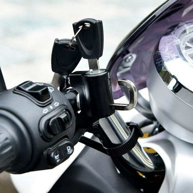 how to use a motorcycle helmet lock