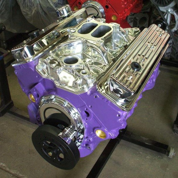 purple engine paint
