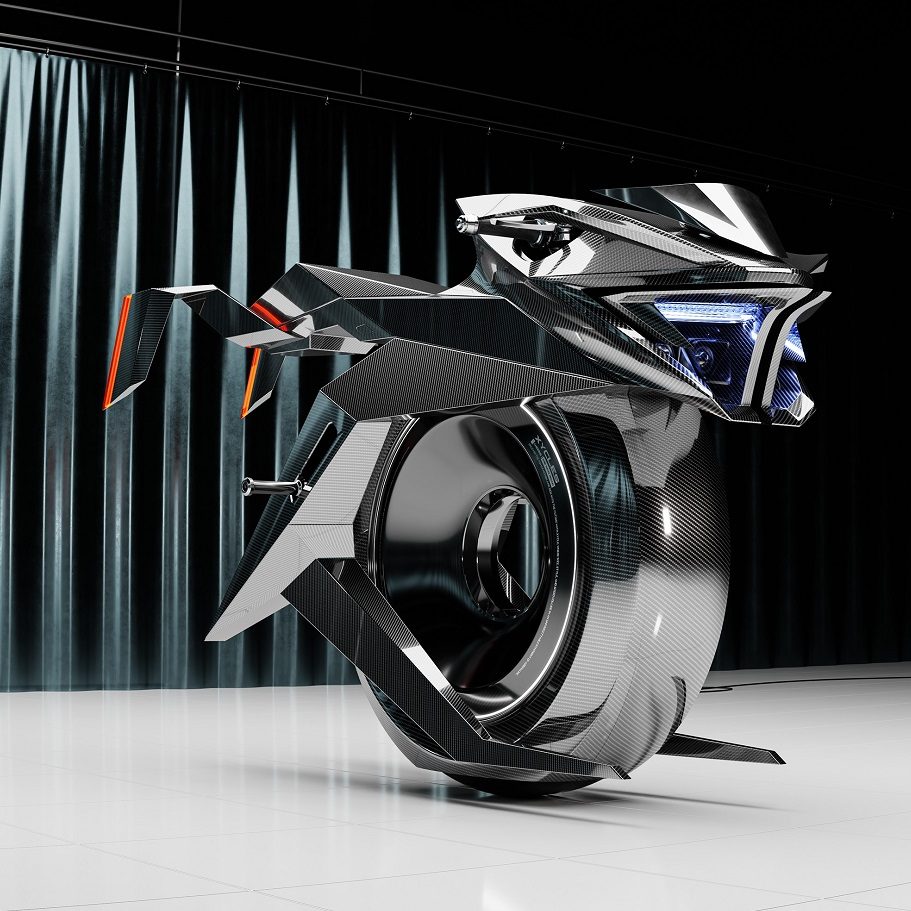 one wheel motorcycle